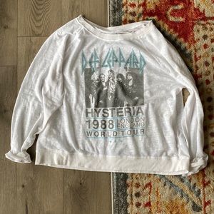 Def Leppard crewneck